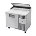 True Refrigeration Pizza Prep Table - 6x 1/3 Top Pans - 1 Solid Swing Door - TPP-AT-44-HC