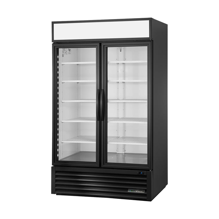 True Refrigeration Upright Retail Merchandiser Refrigerator - 2 Full Glass Swing Doors - GDM-43-HC~TSL01
