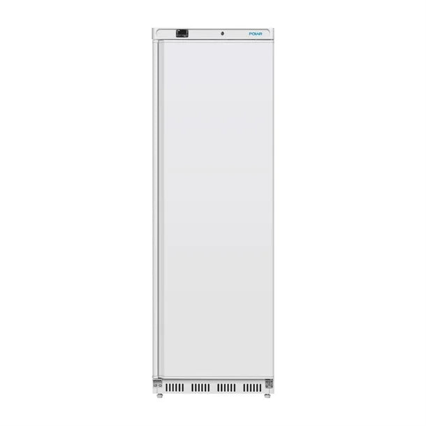 Polar C-Series 1 Solid Door Upright Fridge 400L White - PC003-A