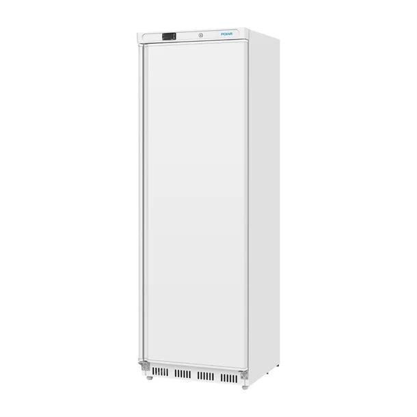 Polar C-Series 1 Solid Door Upright Fridge 400L White - PC003-A