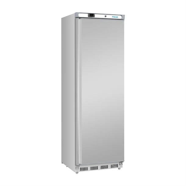 Polar C-Series 1 Solid Door Upright Fridge 400L Stainless Steel - PC004-A
