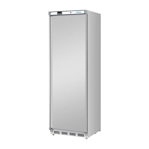 Polar C-Series 1 Solid Door Upright Fridge 400L Stainless Steel - PC004-A