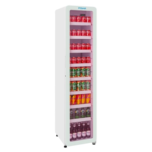 Polar G-Series Slimline Display Fridge White 208Ltr - PG048-A