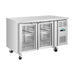 Polar U-Series Two Door Counter Fridge with Glass Doors - UA068-A
