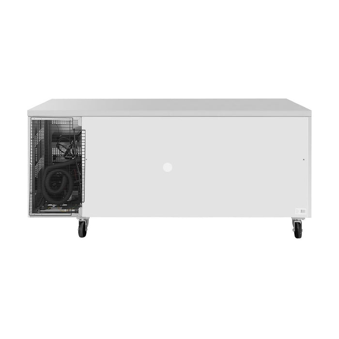 Polar U-Series Three Door Counter Fridge with Glass Doors 465Ltr - UA069-A