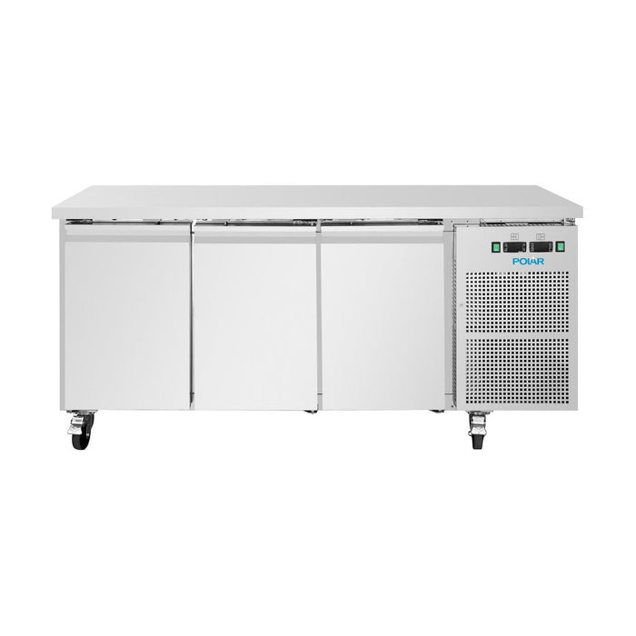 Polar U-Series Three Door Counter Fridge/Freezer - UA087-A