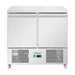 Polar U-Series Two Door Ventilated Counter Fridge - UA089-A