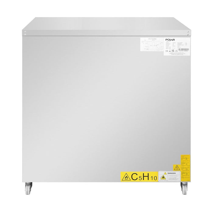Polar U-Series Two Door Ventilated Counter Fridge - UA089-A