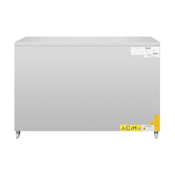 Polar U-Series Ventilated Three Door Counter Fridge - UA090-A