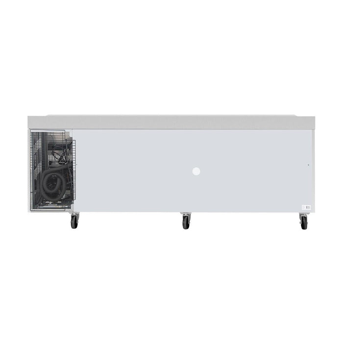 Polar U-Series Four Door Counter Fridge with Upstand - UA095-A