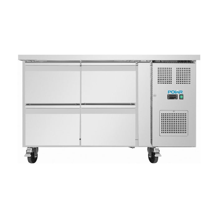 Polar U-Series Four Drawer Gastronorm Counter Fridge - UA100-A
