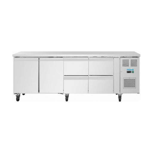 Polar U-Series Double Door Counter Fridge 616Ltr - UA104-A