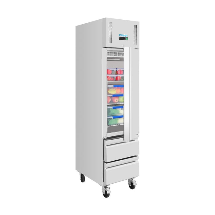 Polar G-Series Slimline Single Door & Two Drawer GN Cabinet Refrigerator - UA112-A