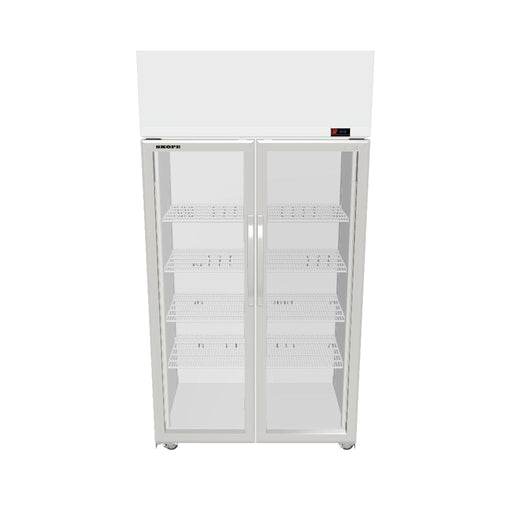 SKOPE EziCore 2 Glass Door Display or Storage Fridge - TCE1000N - 3D model (White Exterior/White Interior)