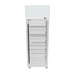 SKOPE ActiveCore TME 1 Glass Door Display or Storage Fridge with Lit Sign 610L - TME650N-AC - 3D model (White Interior / White Exterior)