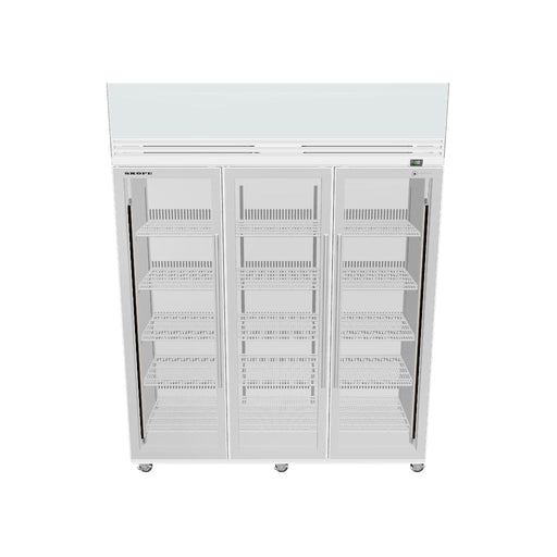 SKOPE ActiveCore TMF 3 Glass Door Upright Display or Storage Freezer 1396L - TMF1500N-AC - 3D model (Stainless Steel)