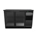 SKOPE BackBar 2 Glass Swing Door Fridge - BB.2.GSW - 3D model (Black, Plinth, Right)