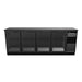 SKOPE BackBar 4 Glass Swing Door Fridge - BB.4.GSW - 3D model (Black Plinth Right)