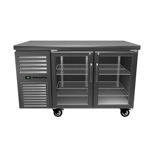 SKOPE ReFlex 2 Glass Door Underbench GN 1/1 Compatible Fridge - RF7.UBR.2.GD - 3D model (Stainless Steel)