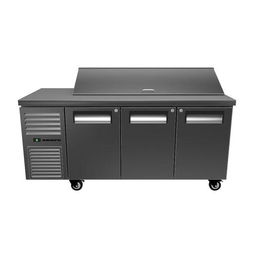 SKOPE ReFlex 3 Solid Door GN Compatible Salad Preparation Fridge - RF7.PPS.3.SD - 3D model (Stainless Steel)
