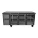 SKOPE ReFlex 3 Glass Door Underbench GN 1/1 Compatible Fridge - RF7.UBR.3.GD - 3D model (Stainless Steel)
