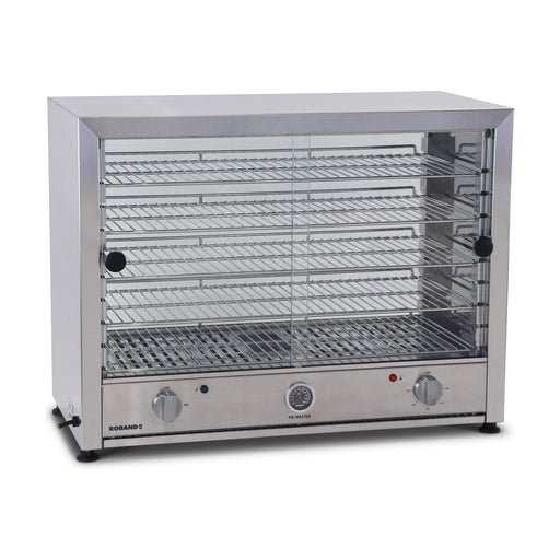 Roband Pie and Food Warmer Glass Door Both Side with Internal Light - 100 Pies - PM100LG