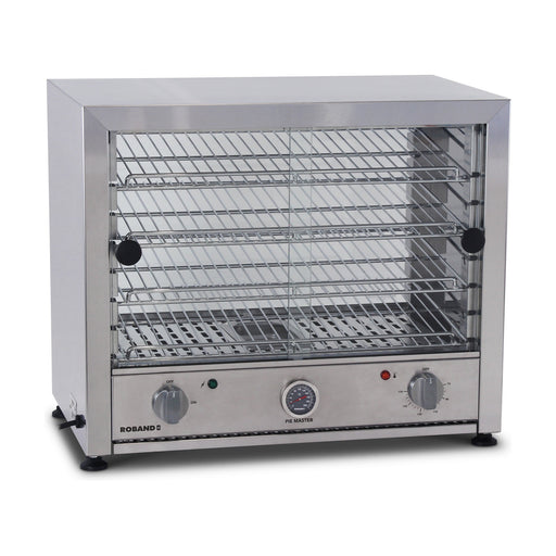 Roband Pie and Food Warmer Glass Door Both Side with Internal Light - 50 Pies - PM50LG