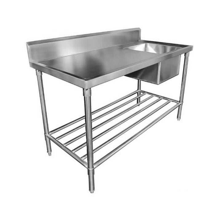 Mixrite Sink Bench With Splashback W2100 X D700 X H900 1 - SS1721C