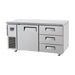Skipio Three Drawer 1500mm Under Bench Fridge 395L - SUR15-3D-3