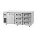 Skipio Six Drawer 1800mm Under Bench Fridge 505L - SUR18-3D-6