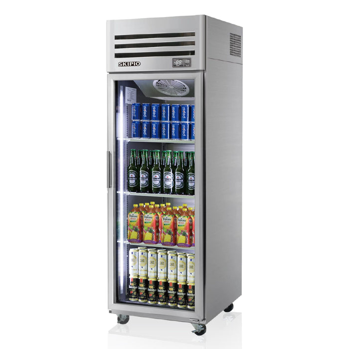 Skipio Upright Glass Door Fridge 574L - SRT25-1G