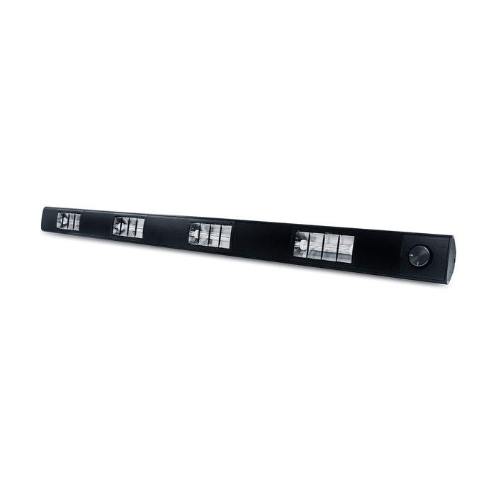 Roband Compact Strip Heat Lamp Quartz 1500mm Black - SQ1500B