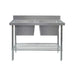 Mixrite Double Sink Bench W2400 X D600 X H900 - SS2624R