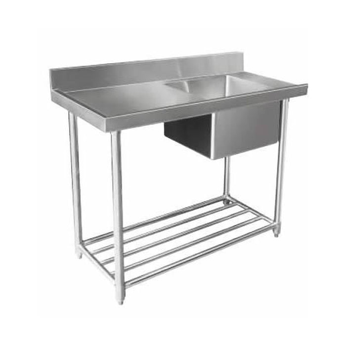 Mixrite Stainless Steel Dishwasher Single Inlet Sink 4 - WSS16120L