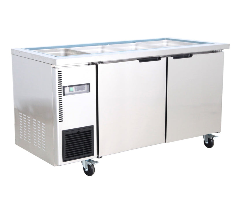 Thermaster 12 x 1/3 GN pan Ventilated Refrigerated Saladette - TL1500TN-12P