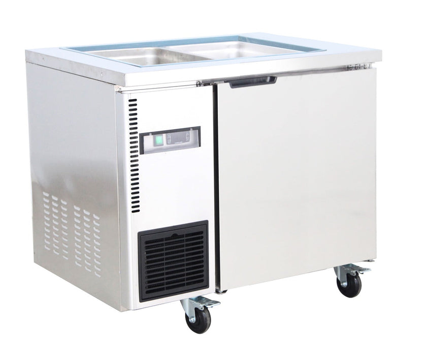 Thermaster 6 x 1/3 GN pan Ventilated Refrigerated Saladette - TL900TN-6P