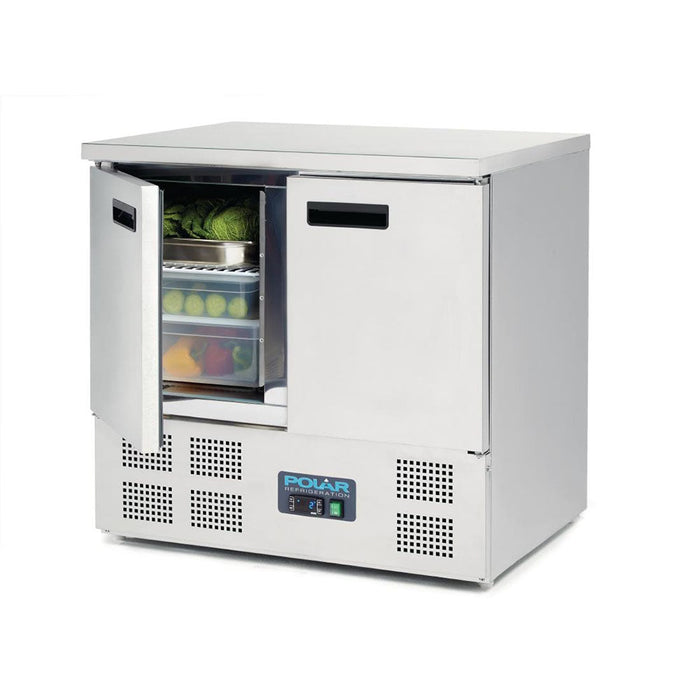 Polar G-Series Double Door Counter Fridge 240L - U636-A