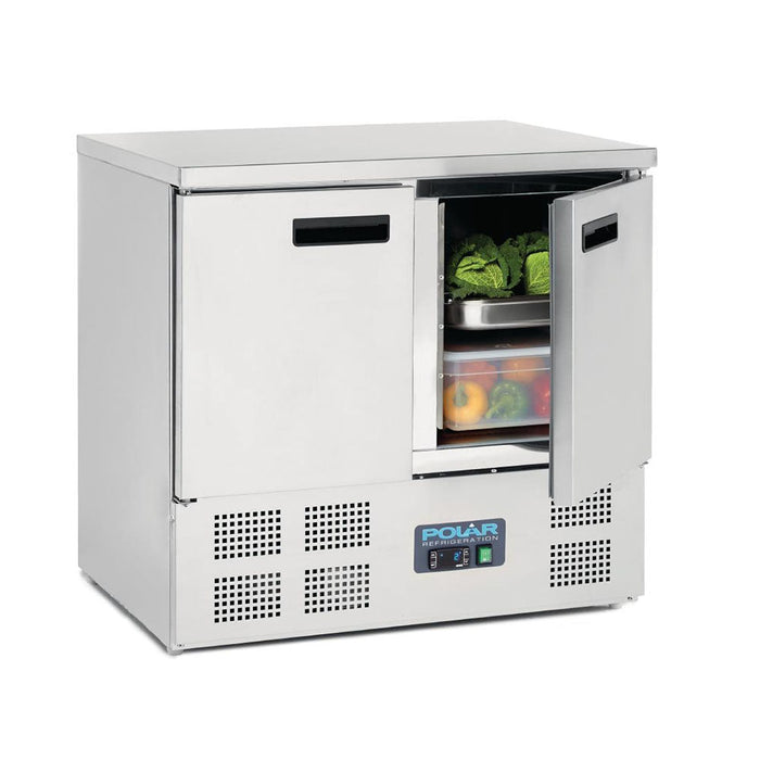 Polar G-Series Double Door Counter Fridge 240L - U636-A