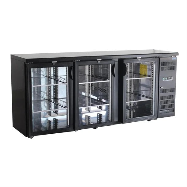 Polar U-Series Back Bar Cooler 3 Door Display Fridge - UA022-A