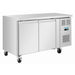 Polar U-Series Double Door Slimline Counter Fridge 155Ltr - UA105-A