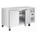 Polar U-Series Double Door Slimline Counter Fridge 155Ltr - UA105-A