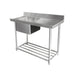 Mixrite Stainless Steel Dishwasher Single Inlet Sink W1200 X D700 X H900 - WSS17165R